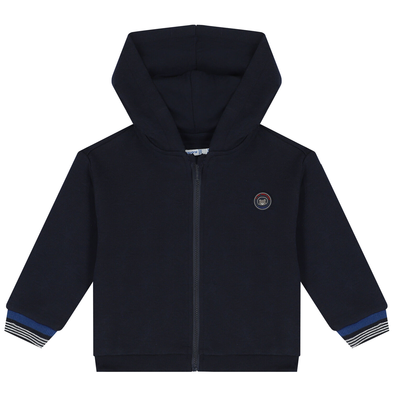 Younger Boys Navy Blue & Blue 3 Piece Tracksuit , 2, hi-res image number null